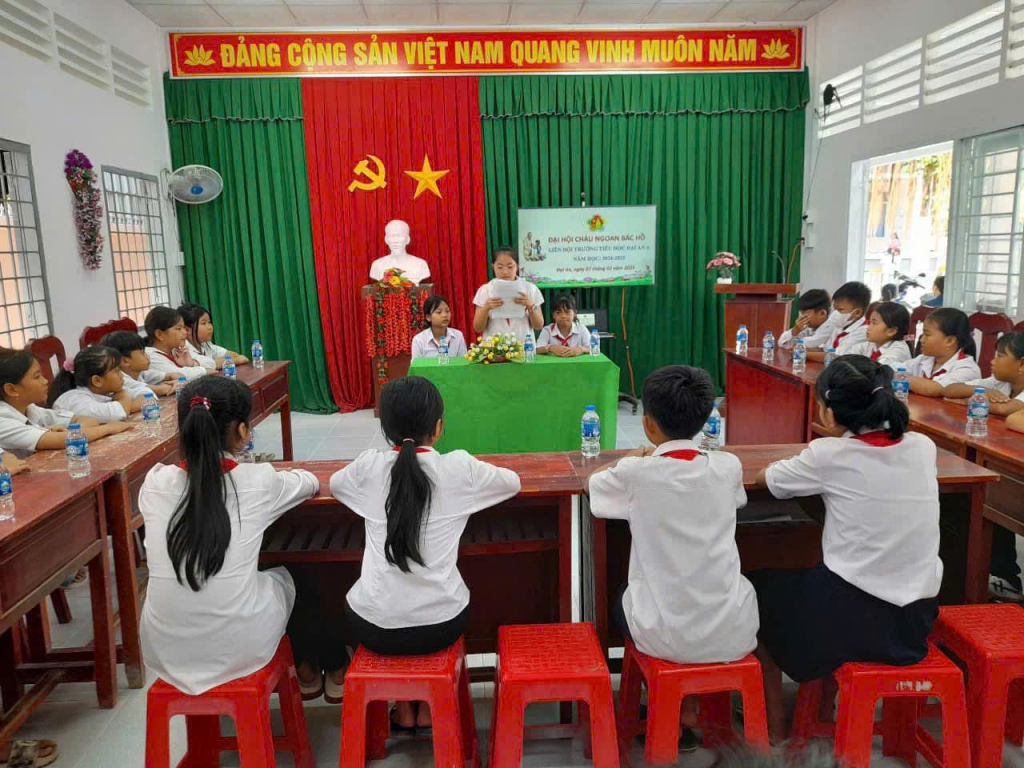 HỘI ĐỒNG ĐỘI HUYỆN TRÀ CÚ HOÀN THÀNH ĐẠI HỘI CHÁU NGOAN BÁC HỒ CẤP LIÊN ĐỘI NĂM HỌC 2024 – 2025