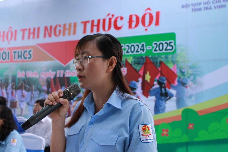 Tổ chức thành công Hội thi Nghi thức Đội năm học 2024 – 2025